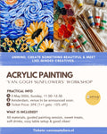 03/05 - Van Gogh Style Sunflowers Painiting Workshop