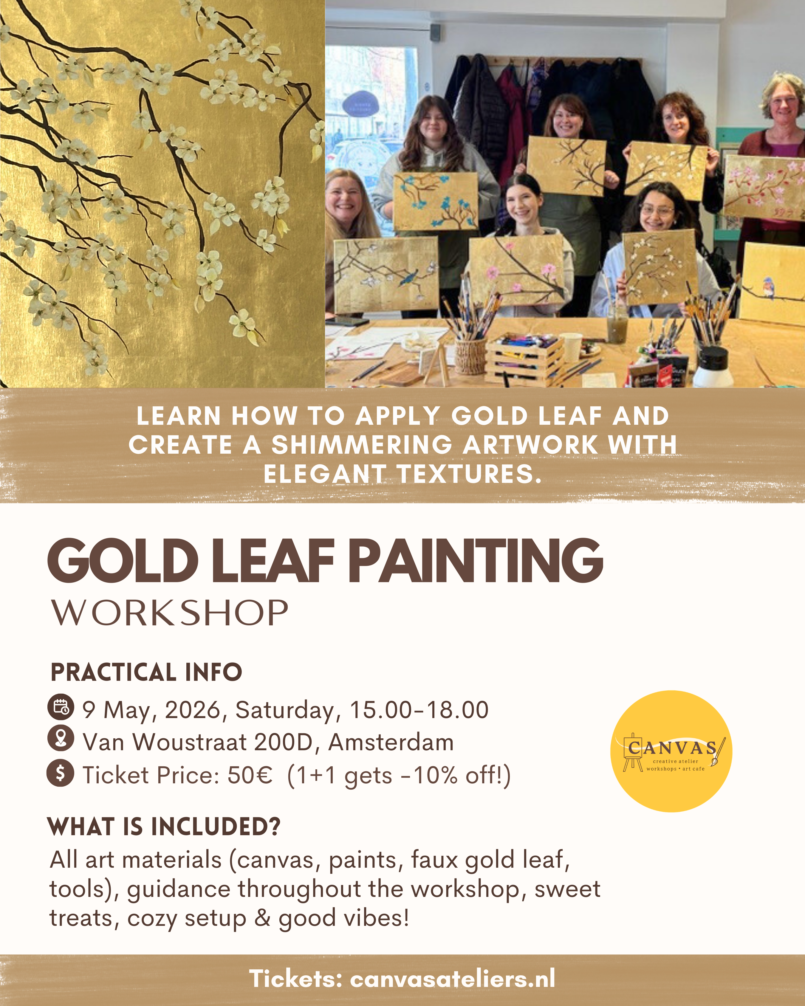 09/05 - Gold Leaf Painting Worskhop