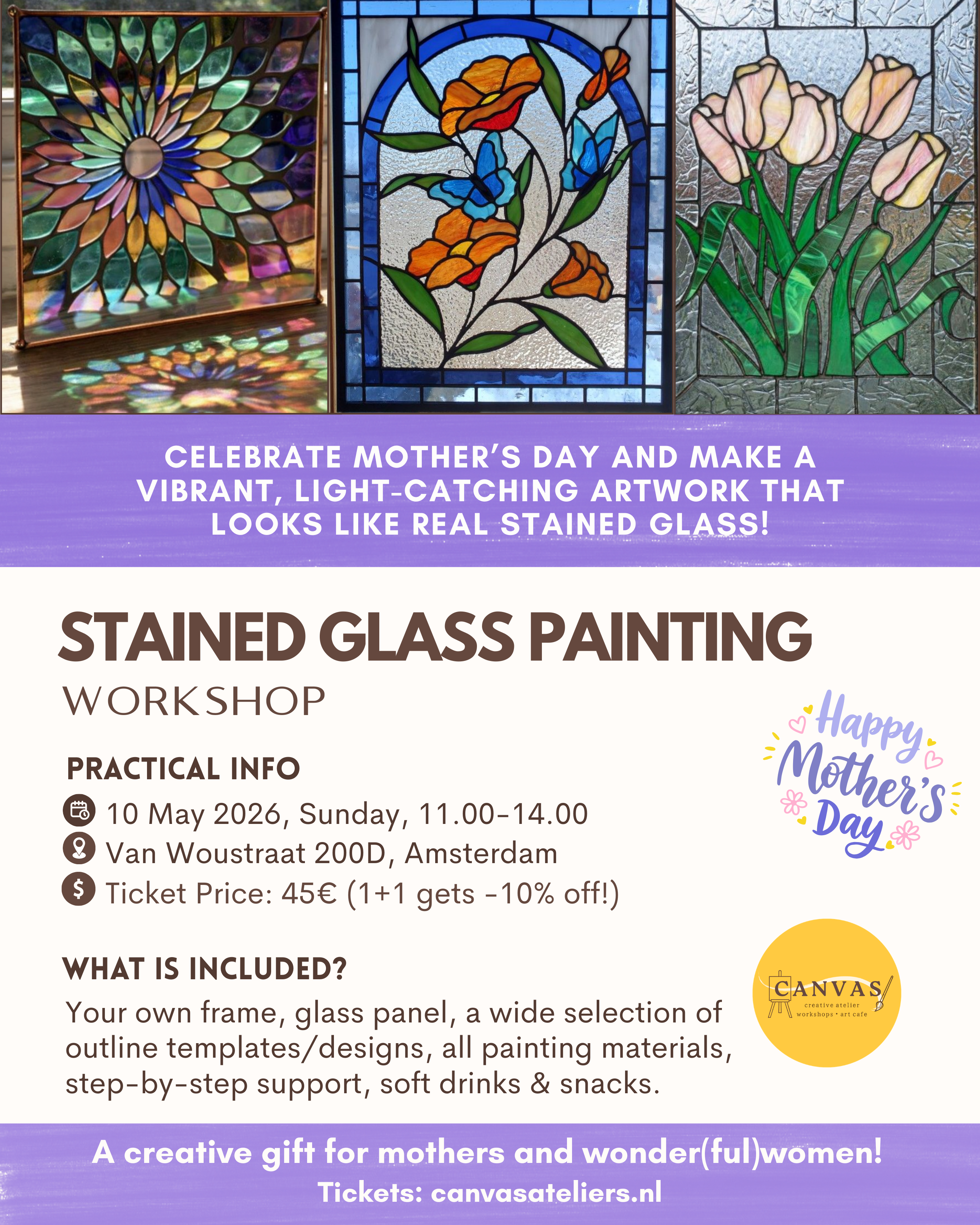 10/05 - Stained Glass Painting Workshop