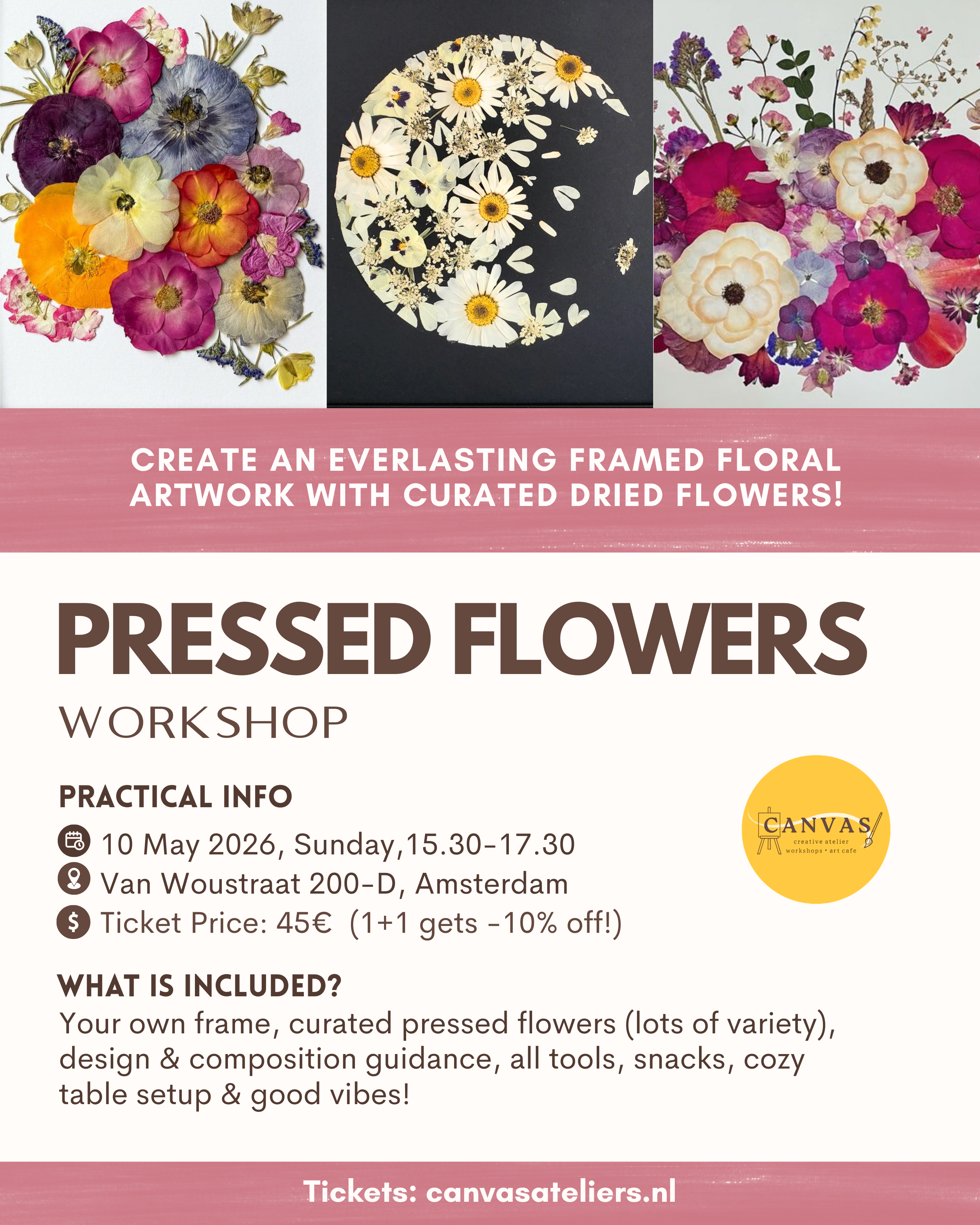 10/05 - Pressed Floral Art Workshop
