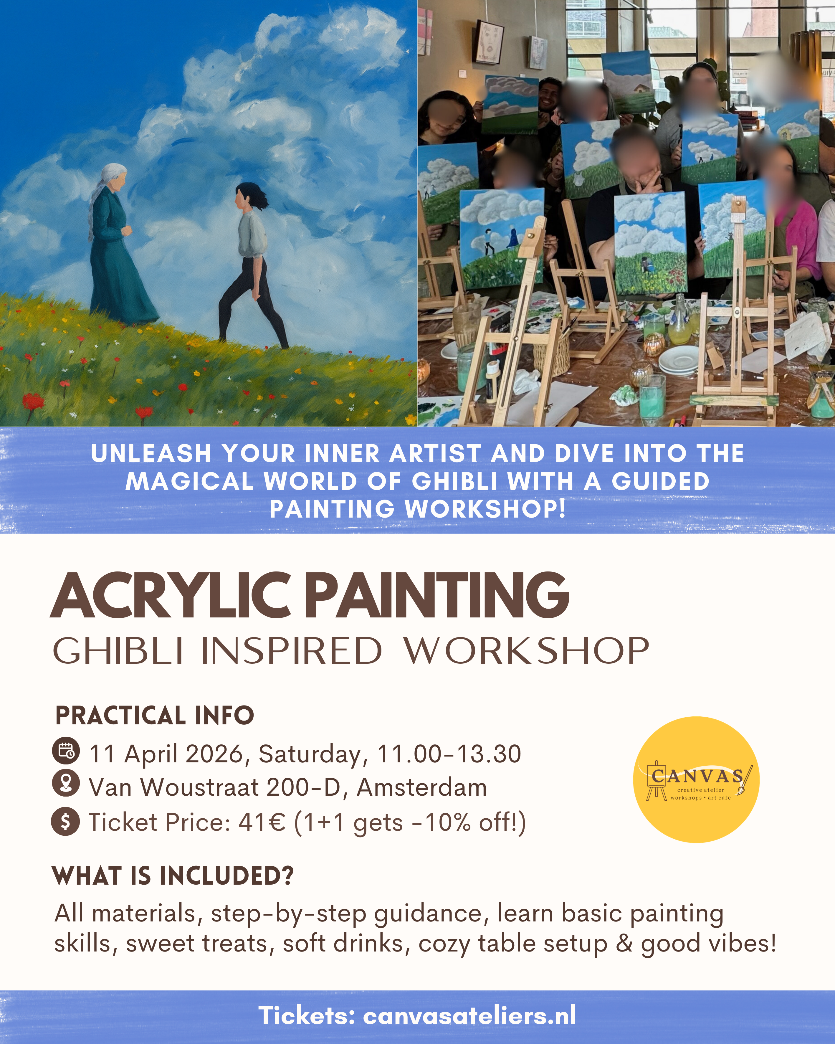 11/04 - Ghibli-inspired Painting Workshop