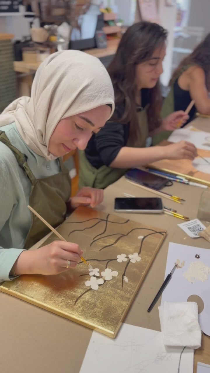 Gold Leaf Painting Workshop