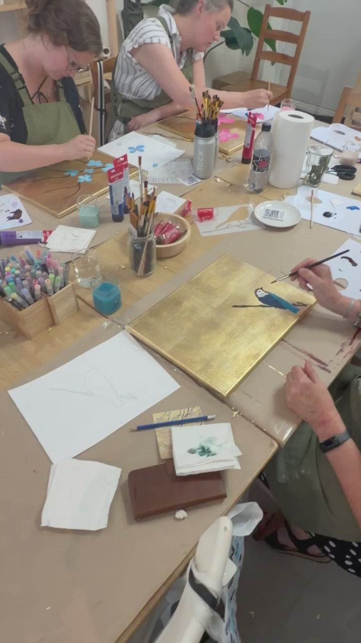 Gold Leaf Painting Workshop