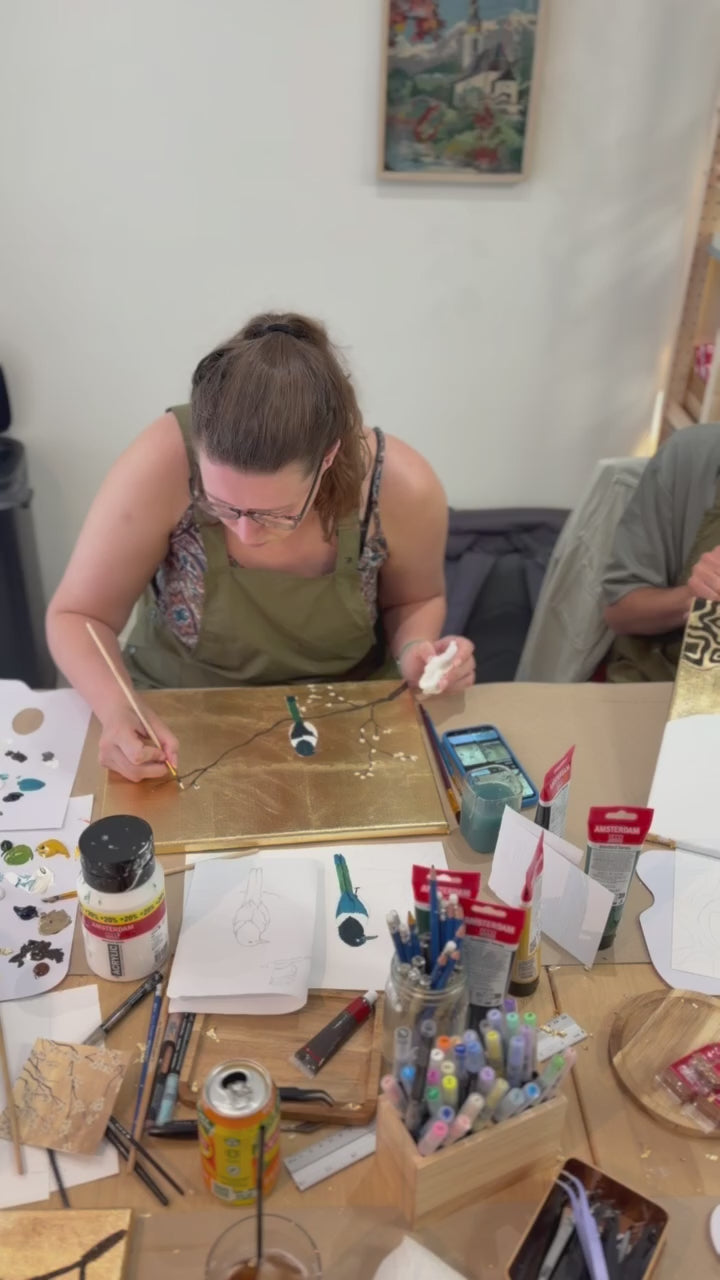 Gold Leaf Painting Workshop