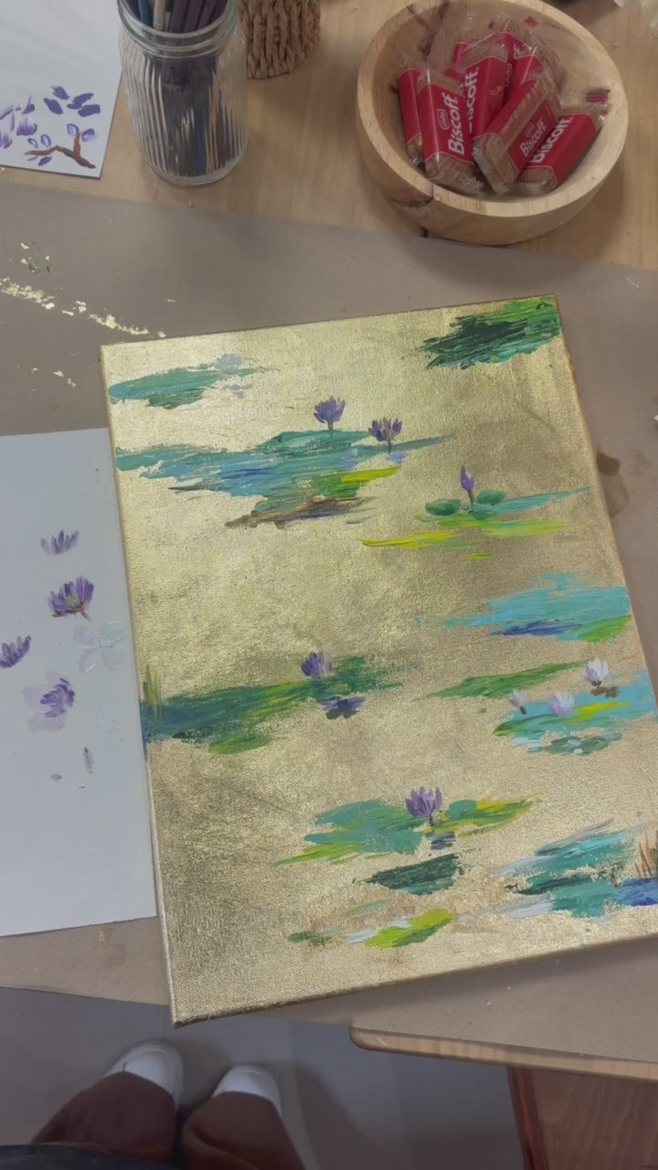 Gold Leaf Painting Workshop