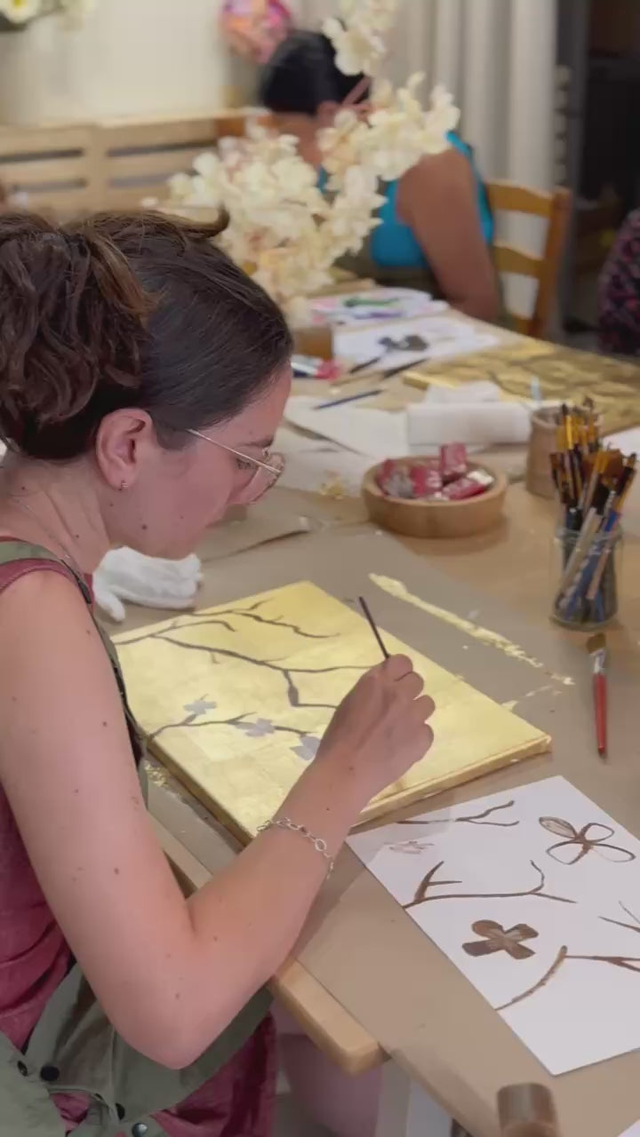 Gold Leaf Painting Workshop