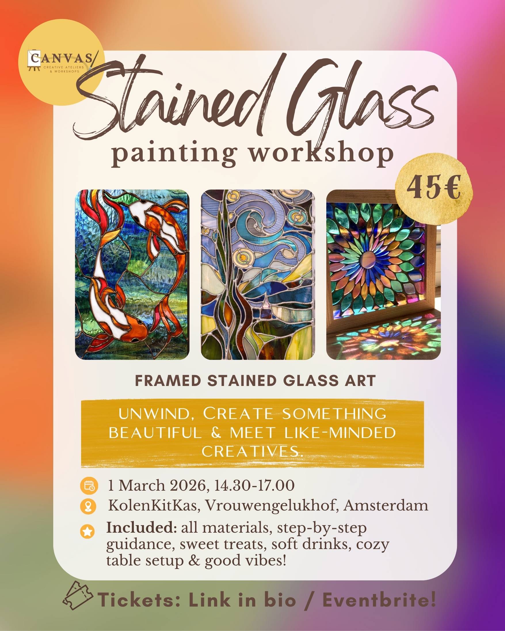 01/03 - Stained Glass Painting Workshop