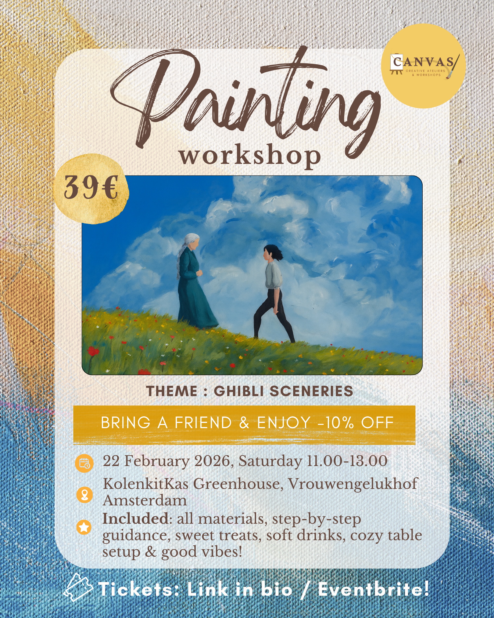 22/02 - Ghibli-inspired Painting Workshop