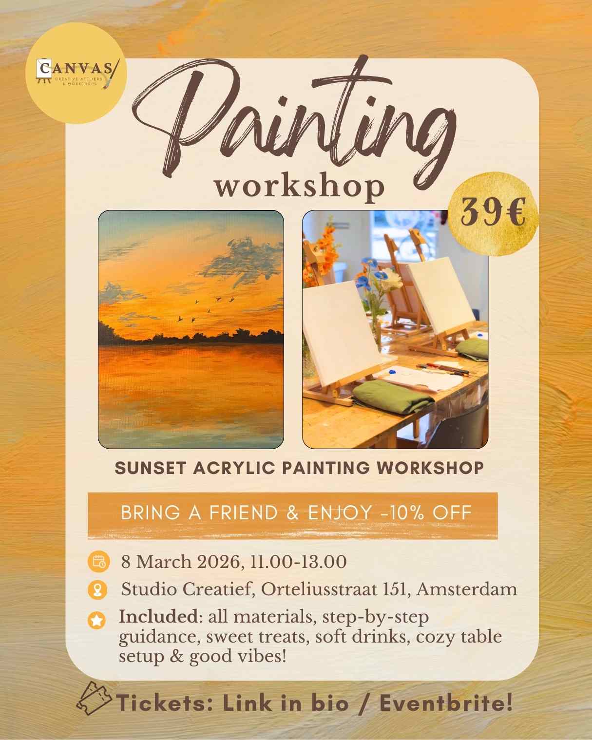 08/03 - Sunset Acrylic Painting Workshop